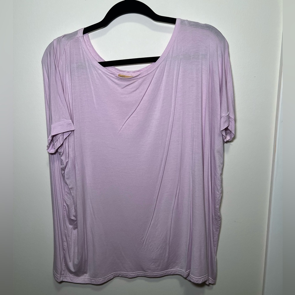 Light Purple Short Sleeve Top